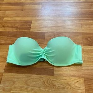 Victoria Secret strapless mint green bikini top